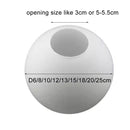 Axyaa Matte White Glass Shades Replacement in Various Sizes for Globe Light Fixture