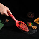 Axyaa Nylon Grip Flip Tongs - 2 in 1 Steak & Egg Spatula Clamp