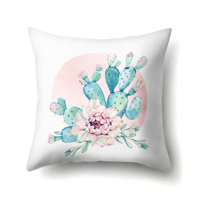 Axyaa Nordic Pineapple Cushion Cover - Geometric Throw Pillow for Sofa