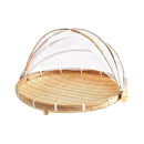 Bamboo Mesh Basket with Anti-Mosquito Net by Axyaa