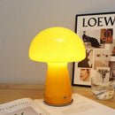 Axyaa Modern Mushroom Orange Table Lamp for Creative Living Spaces
