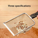 Axyaa Stainless Steel Cat Litter Scoop - Fine Pores, Multipurpose Pet Cleaning Tool
