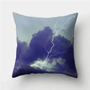 Axyaa Sky Landscape Print Polyester Pillowcase for Home Decor