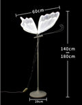 Axyaa Wedding Butterflies LED Floor Lamp - Romantic Lace Hotel Party Light