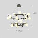 Axyaa Elegant Salon Chandelier Pendant Light Fixture for Dining Room & Indoor Lighting