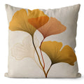 Nordic Leaves Pattern Cushion Covers for Home Decor by Axyaa
