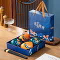 Axyaa Hand Drawn Cartoon Ceramic Bowl & Chopsticks Set: Creative Giftware