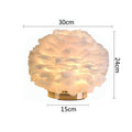 Axyaa Feather Table Lamp: Elegant Decoration for Home, Living Room, Bedroom