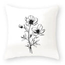 Axyaa Flower Print Sofa Pillow Cover for Decor, Car Seat, and Cute Decor Display