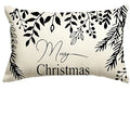Axyaa Winter Snowflake Pillowcase 40X60cm - Festive Christmas Decor for Sofa