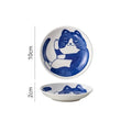 Axyaa Underglazed Cat Kitten Small Snack Plate