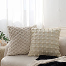 Axyaa Nordic Cushion Cover 45x45 for Designer Sofa Plush Pillow Home Decor