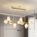 Axyaa LED Chandeliers Modern Pendant Ceiling Light for Living Room Dine Room
