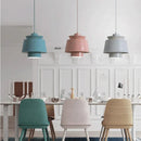 Axyaa Macaron LED Pendant Lamp for Chic Interior Decor Lighting