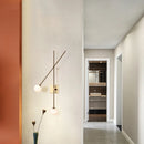 Axyaa Nordic Glass Pendant Wall Sconce, Minimalist Design for Foyer, Bedroom, Office, Coffee Shop