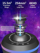 Axyaa Galaxy Star Projector: 13-in-1 Dynamic Meteors, 4K HD, Large Projection
