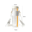 Axyaa 800ml Portable Water Bottle with Straw and Infuser for Bubble Tea