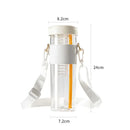 Axyaa 800ML Straw Water Bottle - Portable Infuser Filter for Juice & Bubble Tea