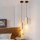Axyaa LED Pendant Light Cylinder Bedroom Spotlight Fixture Ceiling Lamp