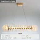 Axyaa Modern Acrylic Chandeliers LED Pendant Lights for Living Dining Room