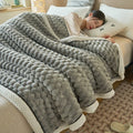 Axyaa Microfiber Plush Blanket: Soft, Lightweight, Multifunctional for Travel, Sofa, Bed
