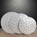 Axya White Round Baking Paper Liners for Steamer Buns, BBQ Grill, and Hamburger Patty