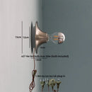 Axyaa LED Wall Light Mirror Iron Bedside Wall Lamp for Bathroom Bedroom