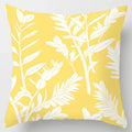Axyaa Yellow Flower Pillowcase for Home Sofa Lumbar Cushion