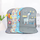 Axyaa Stroller Seat Cushion with Back Support - All-Season Thin Pushchair Pad