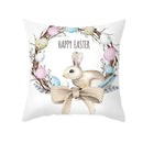 Axyaa Rabbit Flower Grass Ring Egg Pillow Sleeve Axyaa Sofa Seat Chair Decor