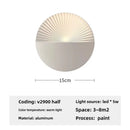 Axyaa Circle LED Wall Light Modern Nordic Minimalist Living Room Sconce