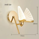 Nordic Acrylic & Iron LED Butterfly Wall Lamp by Axyaa for Indoor Lighting