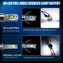 Axyaa Mini 54W 20000LM H7 LED Headlight Bulb 6000K CSP for Car Headlamp