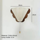 Axyaa LED Wooden Wall Sconce for Bedroom, Corridor, Living Room - French Retro Style