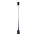 Axyaa Black Metal Luxury Pendant Light with High Transparency Lampshade