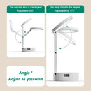 Axyaa Foldable Lamp With Clock USB Charging LED Desk Light