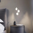 Axyaa Ceramic Petal Chandelier: Elegant Lighting for Hotel Lobby, Living Room, or Bedroom
