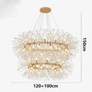 Axyaa LED Pendant Chandeliers for Modern Home Decor and Indoor Lighting