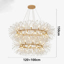 Axyaa LED Pendant Chandeliers for Modern Home Decor and Indoor Lighting