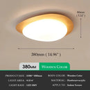Axyaa Vintage Walnut Ceiling Light with Acrylic Shade