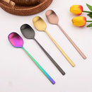 Axyaa 12Pcs Luxury Korean Stainless Steel Tableware Set
