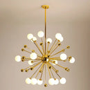 Axyaa Glass Acrylic LED Chandelier for Kitchen Restaurant Living Room