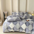 Axyaa Home Cotton Queen Bedding Set with Sheets Comforter Cover Pillowcase