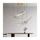 Axyaa Acrylic Feather Bird Pendant Chandelier - Modern Art Home Decoration Lighting