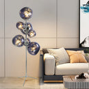 Axyaa Minimalist LED Floor Lamp with Remote Control Dimming for Living Room, Bedroom, Study