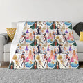 Axyaa Taylor Eras Throw Blanket Sleeping Bag - Travel Thermals, Fun Baby Gift Blankets