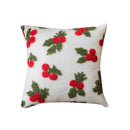 Axyaa Floral Soft Black Grey Beige Pillow Cover 45x45cm for Home Decoration