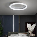 Axyaa Luxury Gold White Ceiling Lamp - Modern LED Circular Ring Rectangle Light