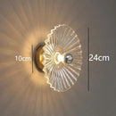Axyaa Glass Lampshade Wall Lights: Home Decor Lighting for Living Room, Bedroom, Indoor