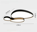 Axyaa LED Ceiling Chandelier | Modern Home Lighting for Living Room, Restaurant, Bedroom